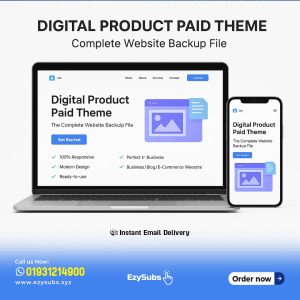 đ Digital Product Paid Theme â āϏāĻŽā§āĻĒā§āϰā§āĻŖ āĻā§ā§āĻŦāϏāĻžāĻāĻ āĻŦā§āϝāĻžāĻāĻāĻĒ â¨