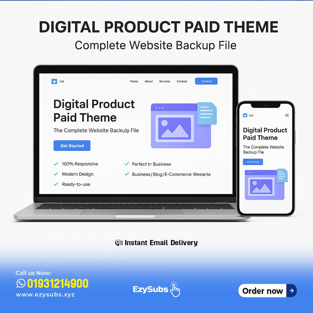 đ Digital Product Paid Theme â āϏāĻŽā§āĻĒā§āϰā§āĻŖ āĻā§ā§āĻŦāϏāĻžāĻāĻ āĻŦā§āϝāĻžāĻāĻāĻĒ â¨